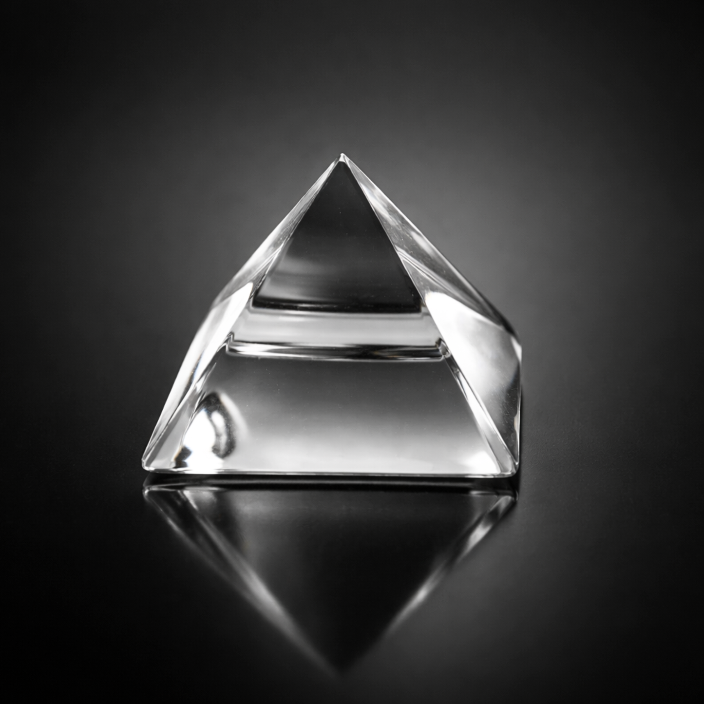 Sphatik Crystal Pyramid for Vastu Meditation Home Office Decor and Spiritual Healing