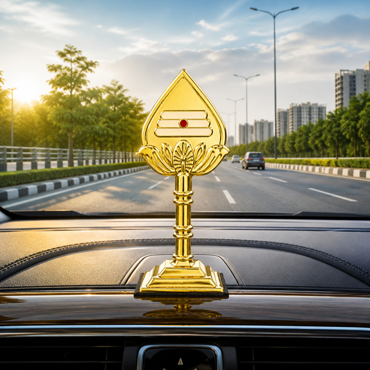 Murugan Vel Dashboard Idol – Sacred Lord Kartikeya Spiritual Decor for Car & Home