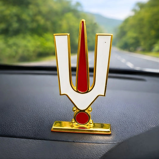 Sri Vaishnava Namam Tilak Dashboard Idol for Car Mandir Office Spiritual Decor