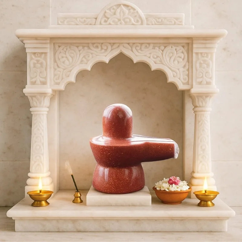 Sunstone Shivling for Lord Shiva Puja