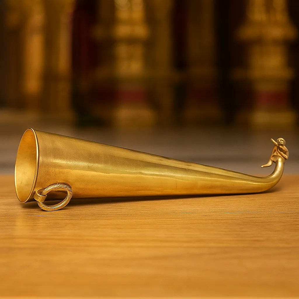 Brass Gaumukh Shringi for Shiv Abhishek Puja
