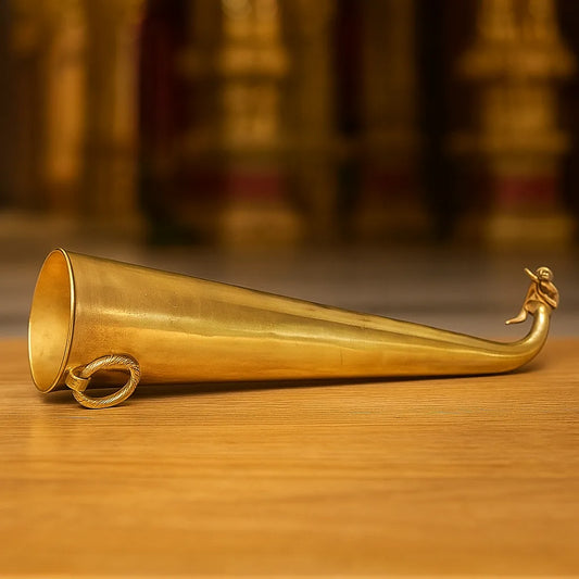 Brass Gaumukh Shringi for Shiv Abhishek Puja