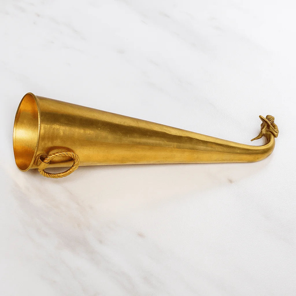 Brass Gaumukh Shringi for Shiv Abhishek Puja