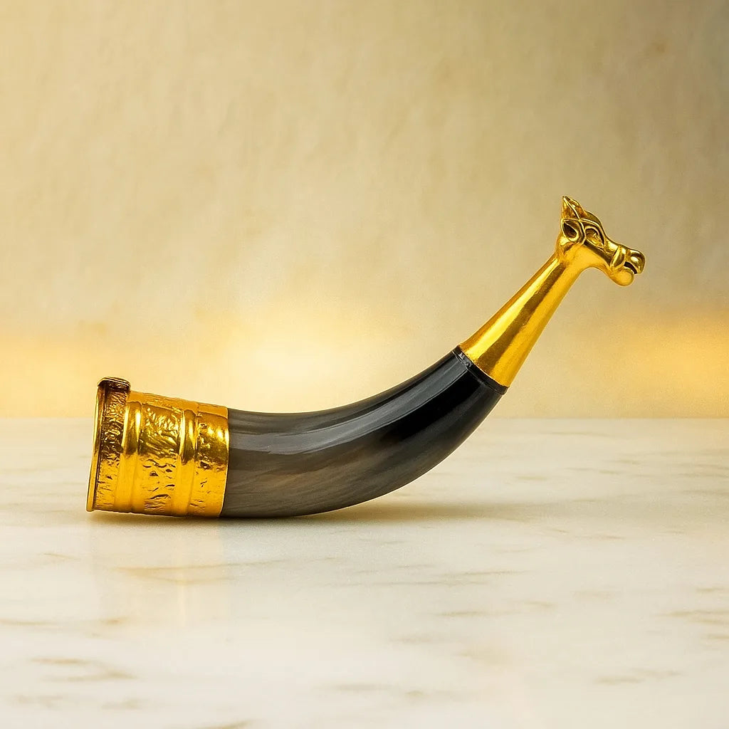Brass Nandi Shringi for Rudrabhishek