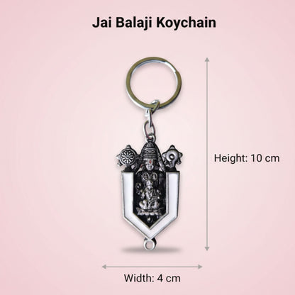 Lord Tirupati Balaji Keychain Metal