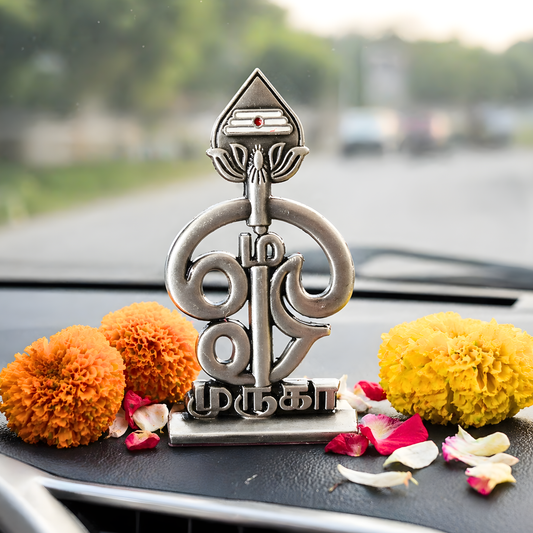 Murugan Om Tamil Dashboard Idol – Lord Murugan Spiritual Car & Home Decor