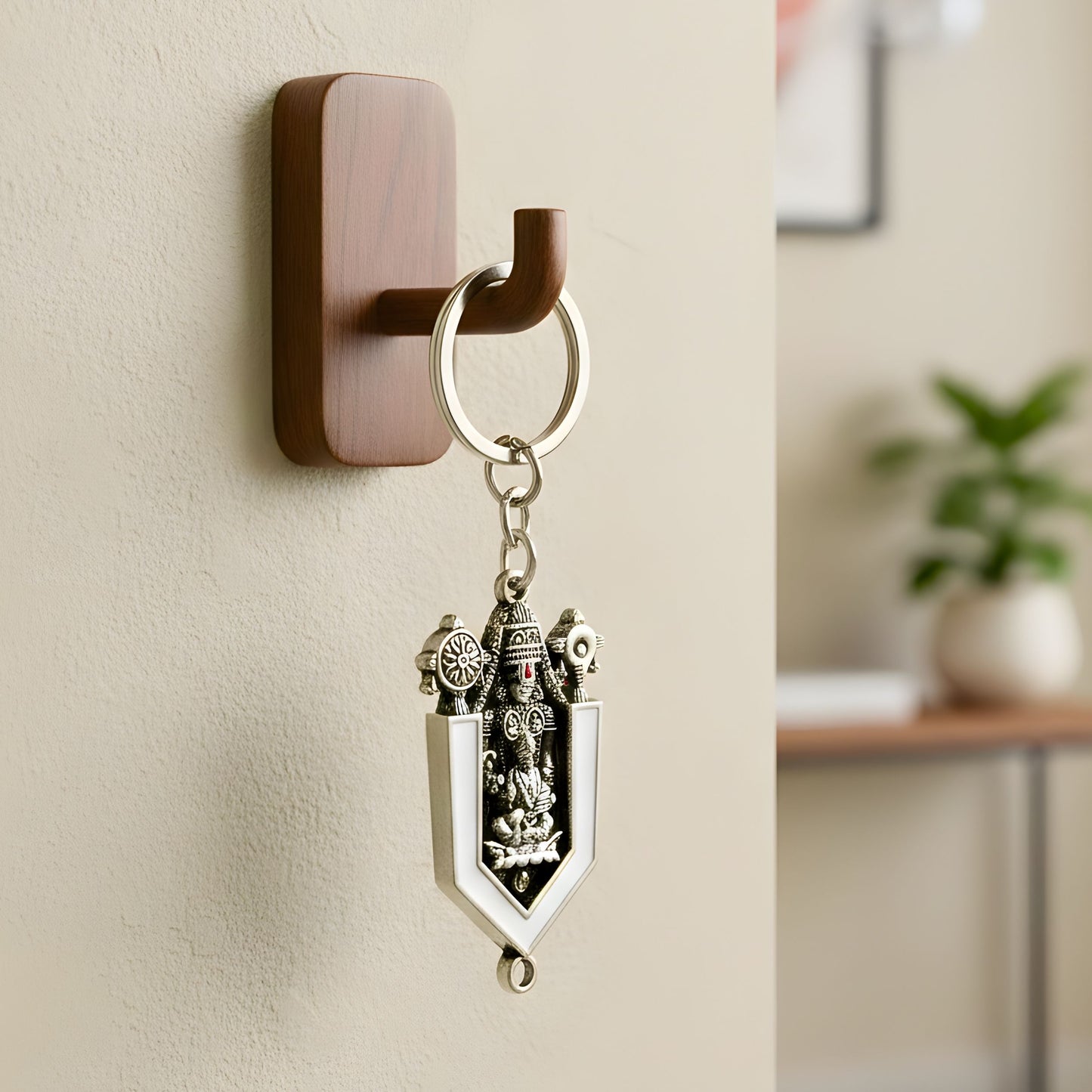 Lord Tirupati Balaji Keychain Metal