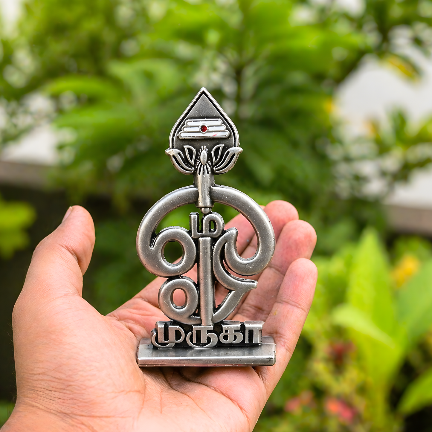 Murugan Om Tamil Dashboard Idol – Lord Murugan Spiritual Car & Home Decor