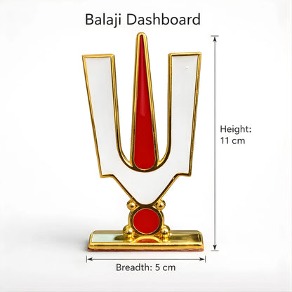 Sri Vaishnava Namam Tilak Dashboard Idol for Car Mandir Office Spiritual Decor