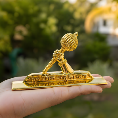 Hanuman Gada Dashboard Idol with Tum Rakshak Kahu Ko Darna