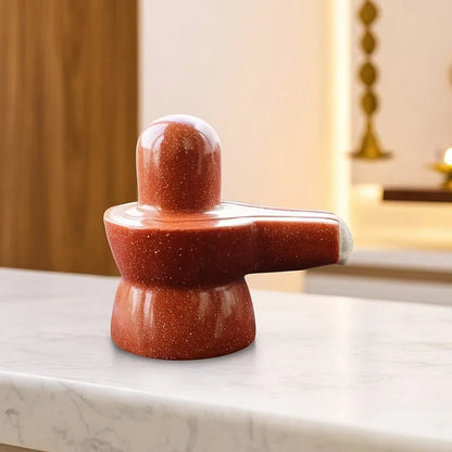 Sunstone Shivling for Lord Shiva Puja