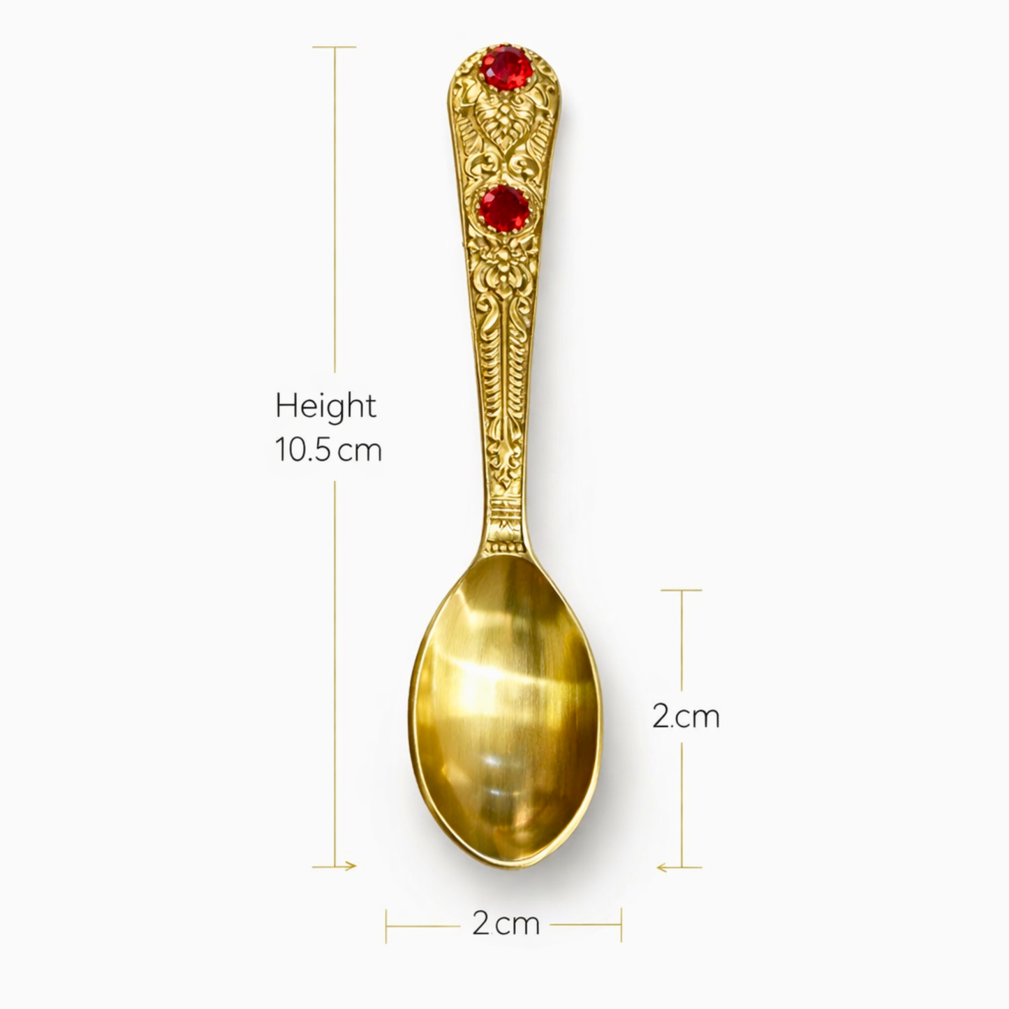 Brass Pooja Bowl with Spoon | Haldi Kumkum Bowl Set for Puja, Chandan, Panchamrit, Prasad & Temple Rituals