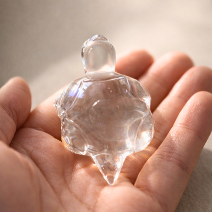 Sphatik Crystal Tortoise Turtle for Vastu Home Decor Meditation Prosperity Spiritual Gift Blessings