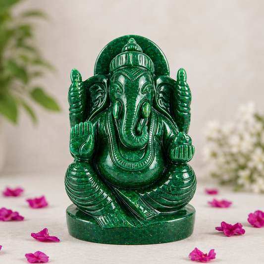 Margaj Ganesha Idol for Home Decor Puja Mandir Office Desk Gift