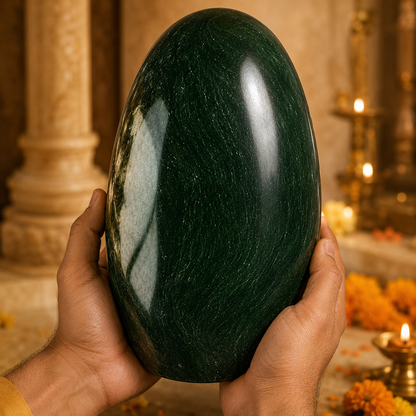 Margaj Lingam - Natural Stone Shivling for Home Puja, Vastu & Housewarming Gift | Available in 5/10/15/20 Kg